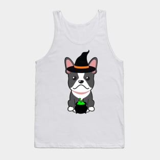 Cute french bulldog is a witch Tank Top